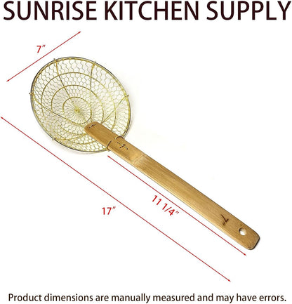 4" Round Brass Spider Strainer