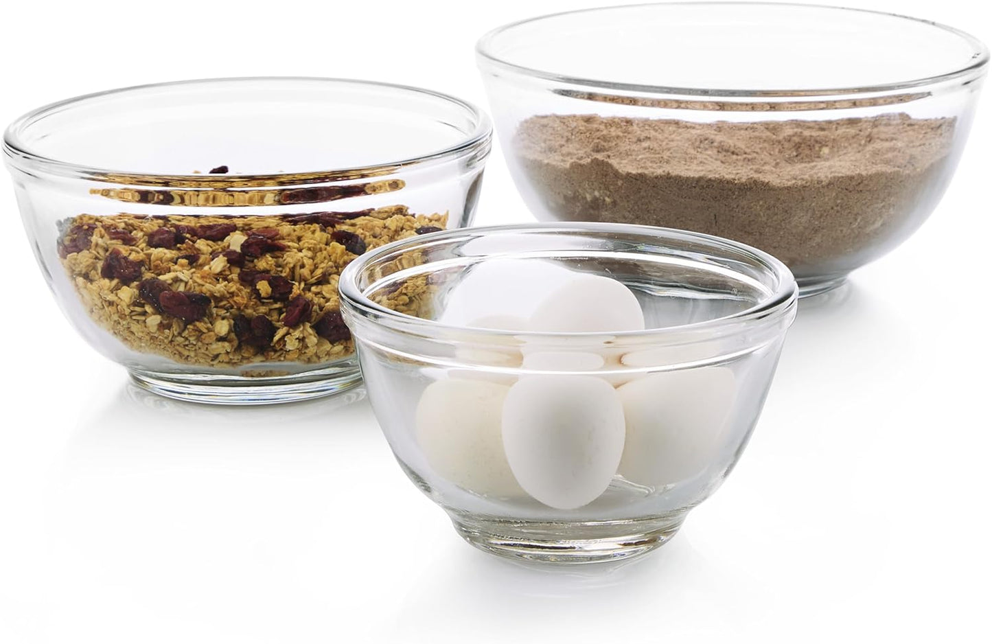 Libbey Small Glass Prep Bowls with Lids, Set of 8, 6.25 oz Small Bowls- Ideal for Leftovers, Meal Prep & Dips, Durable & Dishwasher Safe