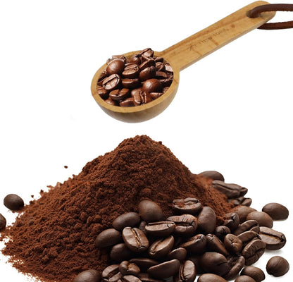 30ml Wood Measuring Spoon and Scoop Wooden Tablespoon 30ml Measuring Scoop 2 TBSP Retro Coffee Spoons for Dry Ingredients Ground Tea Spice (Wood Color, 2TBSP)