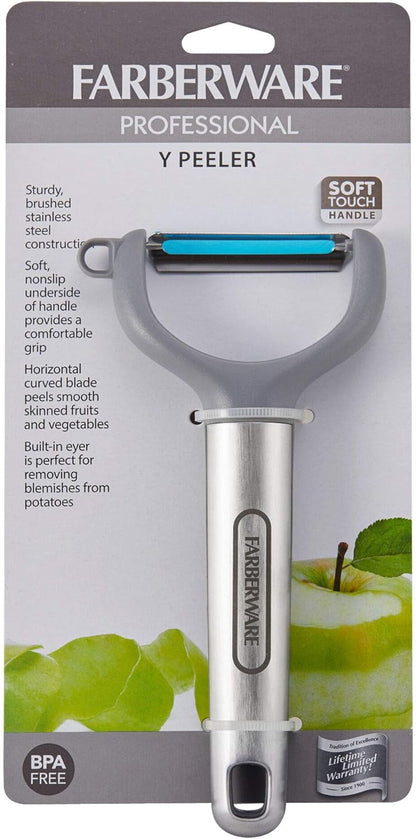 Farberware Professional Stainless Steel Soft Can Opener, 7.36-Inch, Gray