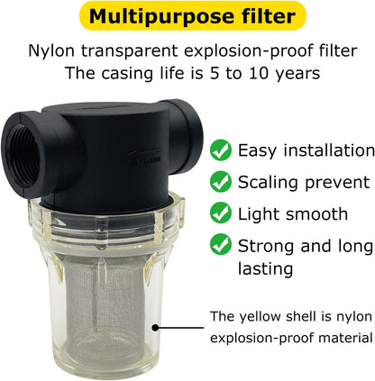 3/4" Female NPT in-Line Strainer with 100 mesh Stainless Steel Filter Screen (3/4“ 100 Mesh)