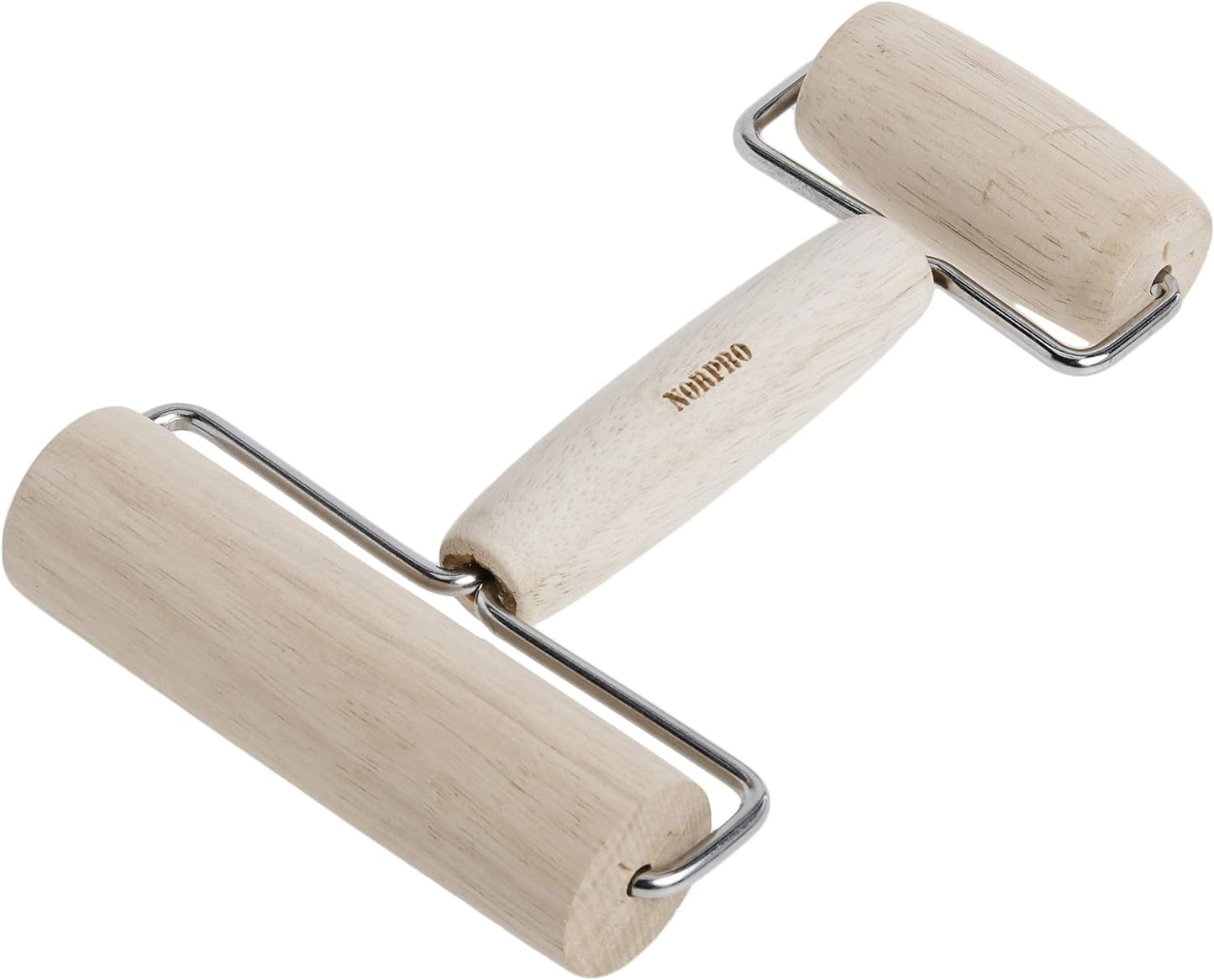 Norpro Wood Pastry/Pizza Roller 4.25in/10.5cm