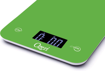 Ozeri Touch Professional Digital Kitchen Scale (12 lbs Edition), Tempered Glass in Elegant Black
