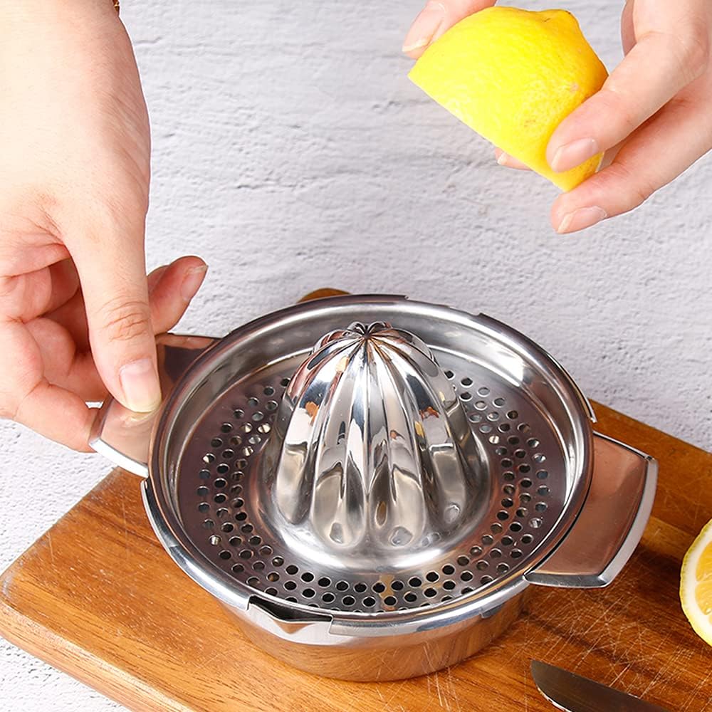 Stainless Steel Citrus Orange Juicer Lemon Lime Fruit Hand Squeezer Kitchen Tool