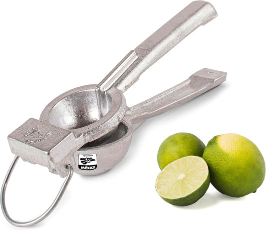 Lemon Squeezer Cast Premium Aluminum Manual Hand Press Juicer, 2.4" Large – Heavy-Duty Mexican Made Citrus Juicer for Lemons, Limes & Oranges, Handheld Juice Press, Exprimidor de Limones