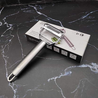 Vegetable Peeler, Julienne Peeler, Double-Sided Blade Fruit Peeler, Vegetable and Fruit Slicer, Potato Peelers, Y-Shaped Stainless Steel Peeler