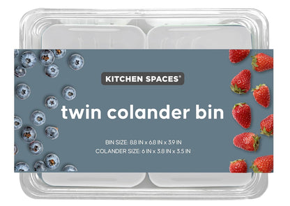Kitchen Spaces - 1465A6-AMZ Kitchen Spaces Colander Bin, Medium, Gray