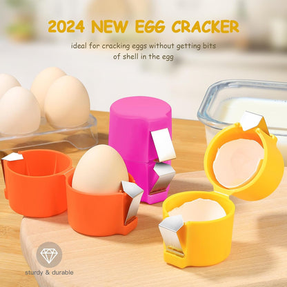 Egg shell opener, Eggshell opener, Egg Clip for Raw Eggs, Egg Peeler for Hard-boiled eggs, Home kitchen Gadgets to Quickly Cut Eggshells