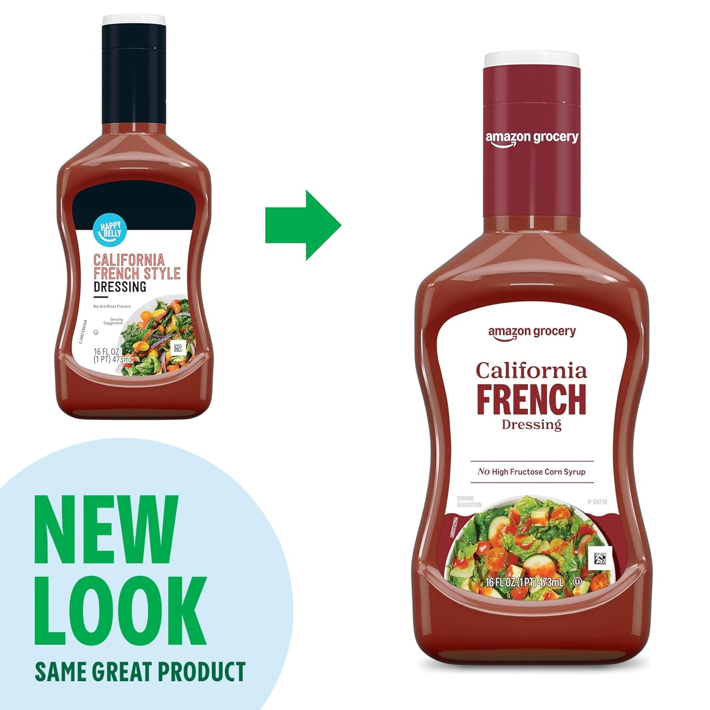 Amazon Grocery, California French Dressing, 16 Fl Oz