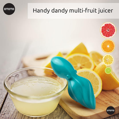 OTOTO OCTO Lemon Juicer Hand - Easy to Hold Lemon Squeezer Manual for Lemon, Lime, Oranges - BPA Free, Dishwasher Safe Citrus Juicer Hand Press Manual - Fun Kitchen Gadgets & Tools