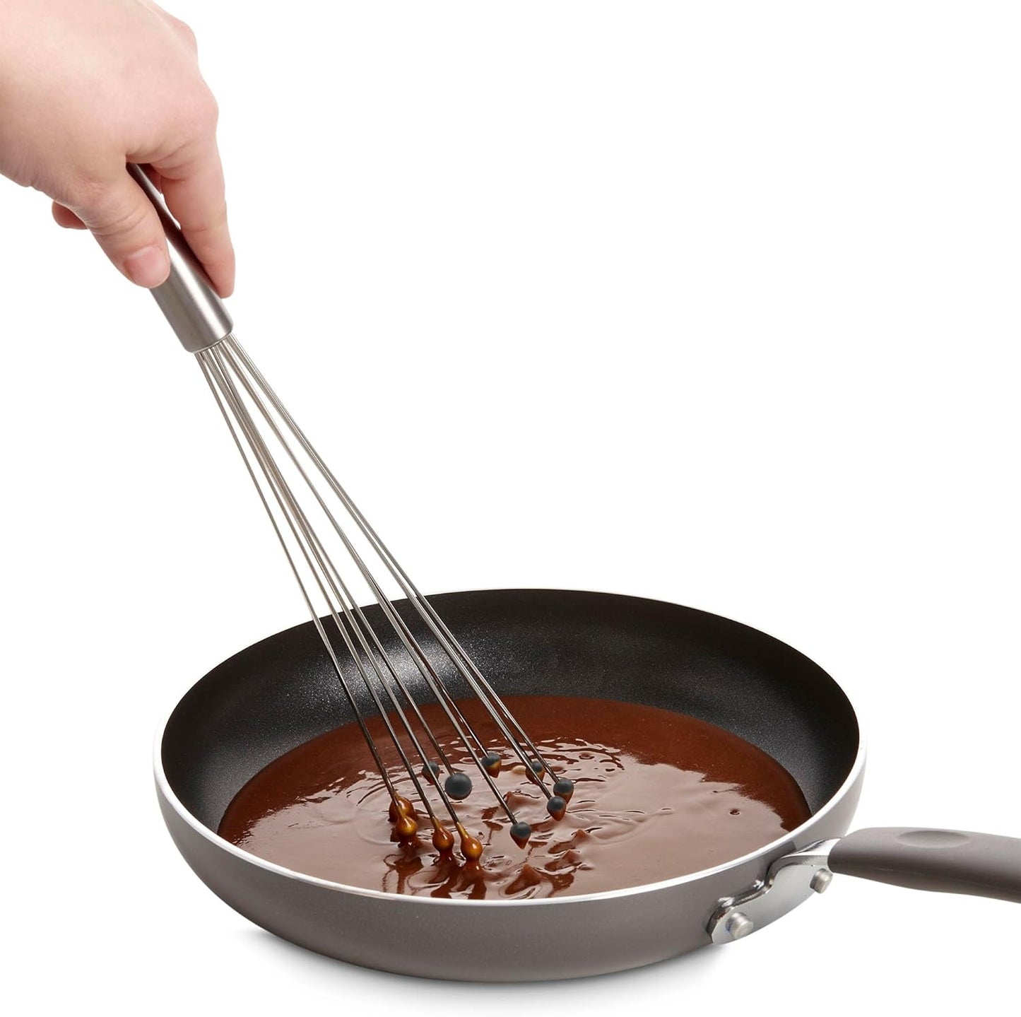 Mrs. Anderson’s Baking Double Balloon with Aerator Ball Wire Whisk, Stainless Steel, 12-Inch
