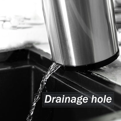 Kitchen Utensil Holder for Countertop 360° Rotating Utensil Caddy Extra Large Utensil Crock Cooking Utensil Holder for Kitchen Counter
