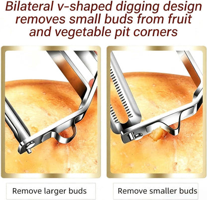 Vegetable Peeler Sharp Stainless Steel Blades for Veggie Potato Sugarcane Pumpkin Papaya Peeling Tool