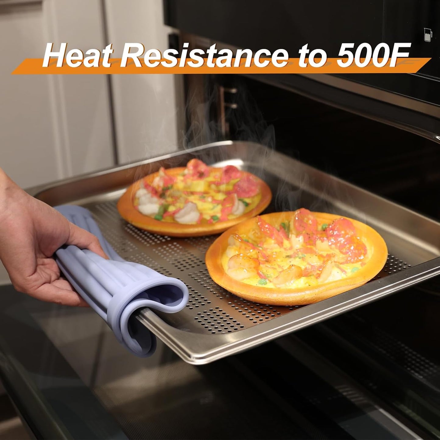 Joyhalo 4 Pack Silicone Trivets for Hot Pots and Pans,480℉ Heat Resistant Trivets for Hot Dishes,Hot Pads for Countertop,Kitchen Potholders,Black
