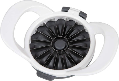 PrepWorks Dishwasher Safe Apple Slicer and Corer – 16-Slice Thin Apple Cutter with Safety Cover