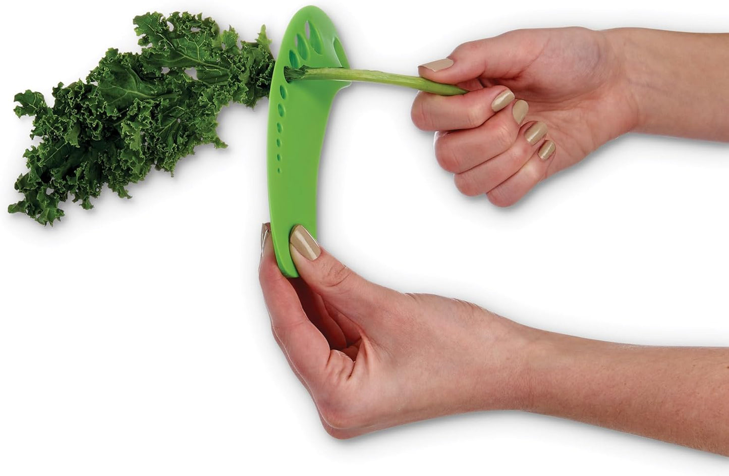 HIC Kitchen Herb Prepper Stripper Mezzaluna Chopper, BPA Free