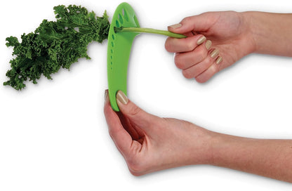 HIC Kitchen Herb Prepper Stripper Mezzaluna Chopper, BPA Free
