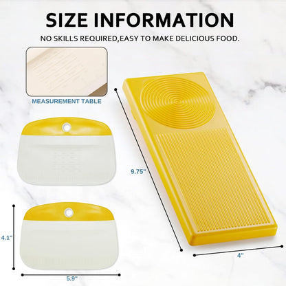Ravioli Maker Press, Ravioli Stamp Maker - Heart Round Squares - 1.85" Squares Ravioli Stamp Maker Cutter with Wood Rolling Pin, 2.6" Empanada Maker Press Kit and Ravioli Wheel, Makes 8 Ravioli