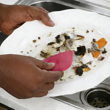 Professional Food Scraper Pan Scraper, Sturdy Grill Pan Cleaning Scraper, Multi-Use Food Scrapper for Kitchen & Grilling