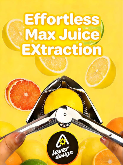 Lemon Squeezer, Stainless Steel Lemon Juicer, Hand Juicer, Manual Citrus Squeezer, Handheld Squeeze Lemons Citrus Lime Orange (Silver)