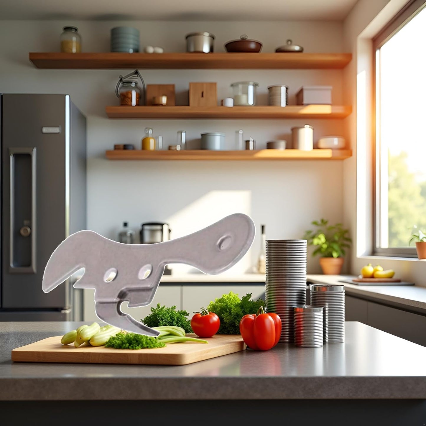 Silver One Size Stainless Steel Can Opener Manual Can Opener Multifunctional Kitchen Accessories, Manual Can Openers