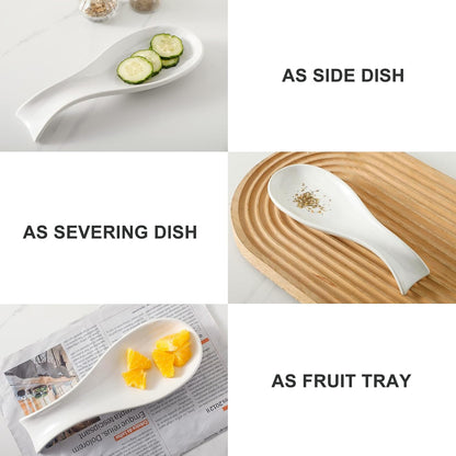 Spoon Rest for Stove Top, Ceramic Large 8.7 Inch Spoon Holder for Kitchen Counter, Porcelain Utensil Rest for Ladle, Spatula, Housewarming Gifts, Dishwasher Safe and Heat-Resistant, Blue(1 PC)