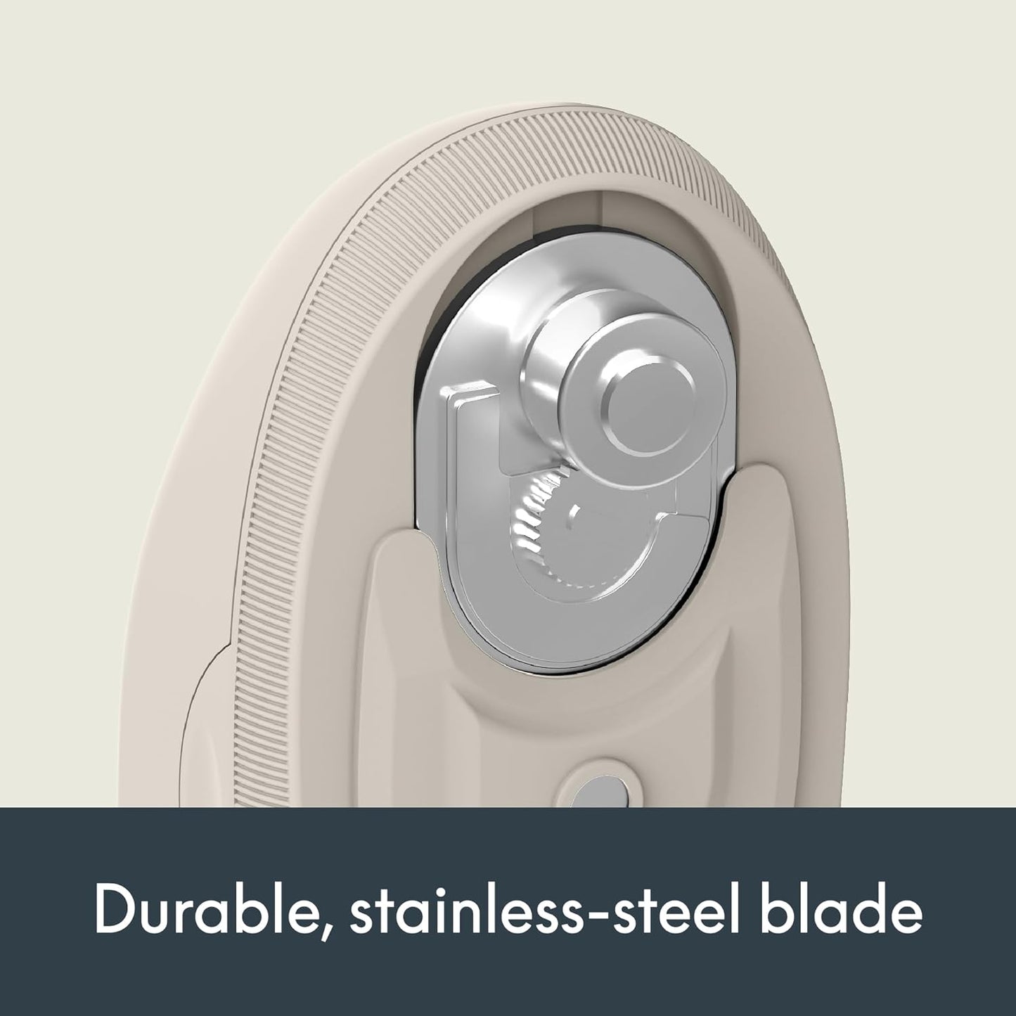 bella Electric Can Opener and Knife Sharpener, Removable Cutting Lever, Cord Storage, Stainless Steel Blade, Sage