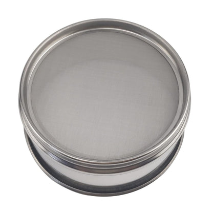 LABALPHA 70 Mesh Lab Sieves, Test Sieve #70 Mesh, 4'' Diameter, 304 Stainless Steel Wire Cloth (0.22mm)