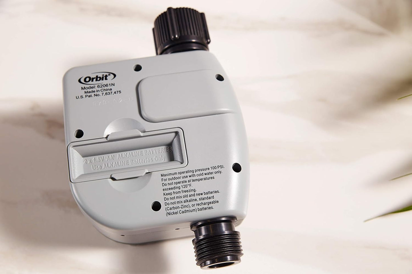 Orbit 62067 1-Outlet Programmable Digital Hose Watering Timer, 2-Pack