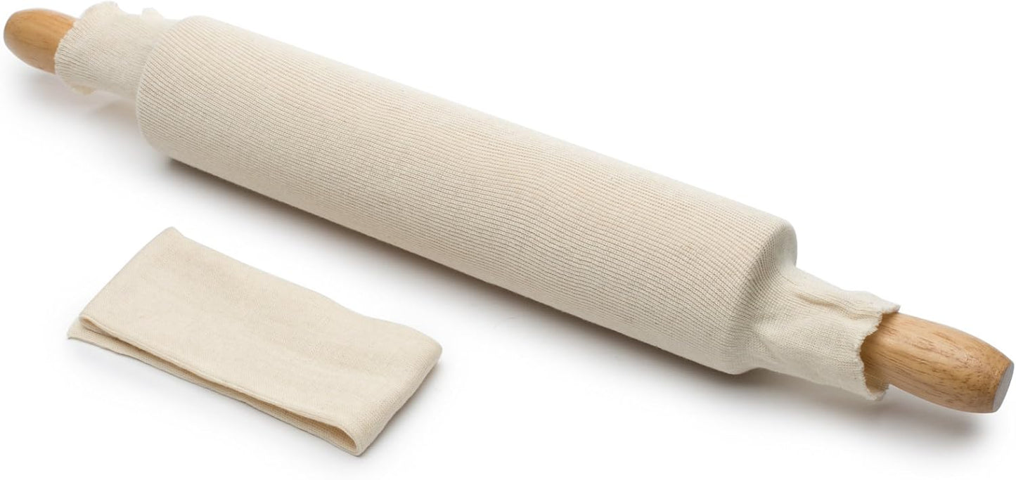 Fox Run Rolling Pin Covers, Cotton, Set of 2