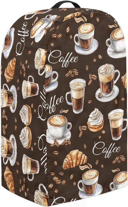 Coffee Pastry Blender Dust Cover with Drawstring Field Stand Mixer or Coffee Maker Cover Anti Fingerprint Polyester Appliance for Home Kitchen Decor