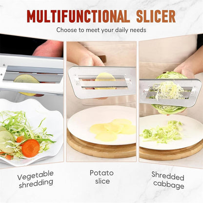Dual Blade Julienne Cutter, Julienne Peeler Vegetable Peeler, Stainless Steel Shredder Knife, Stainless Steel Dual Blade Julienne Cutter, 2025 New Cabbage Shredder (Black)