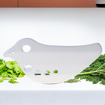 Herb Stripper Tool – Stainless Steel Kale Stripper Tool Stem & Leaf Remover with Handle for Chard and Collard Greens