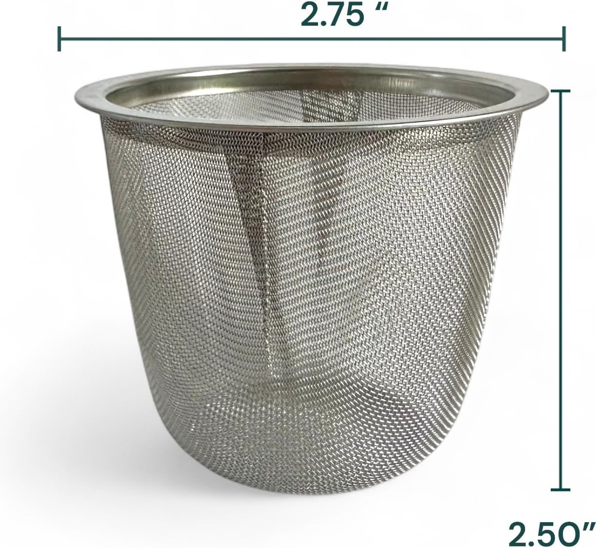 Japanese Fine Mesh Tea Sifter – Stainless Steel Tea Strainer for Matcha & Loose Leaf Tea -Made in Japan (Hammered Handle)