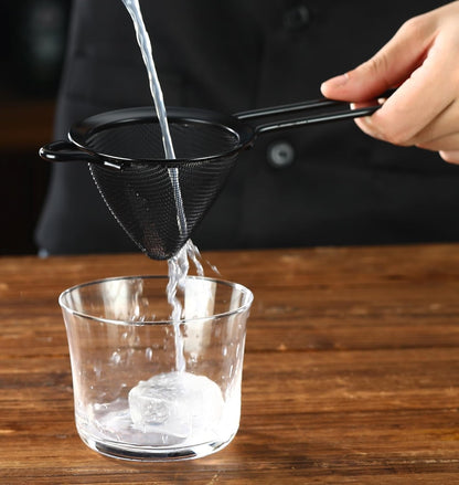 Fine Mesh Cocktail Strainer, Stainless Steel, Long Handle Set of 2 (Stainless Steel set of 2)