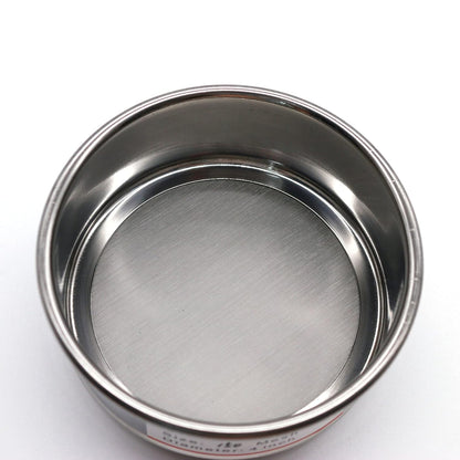 LABALPHA 70 Mesh Lab Sieves, Test Sieve #70 Mesh, 4'' Diameter, 304 Stainless Steel Wire Cloth (0.22mm)