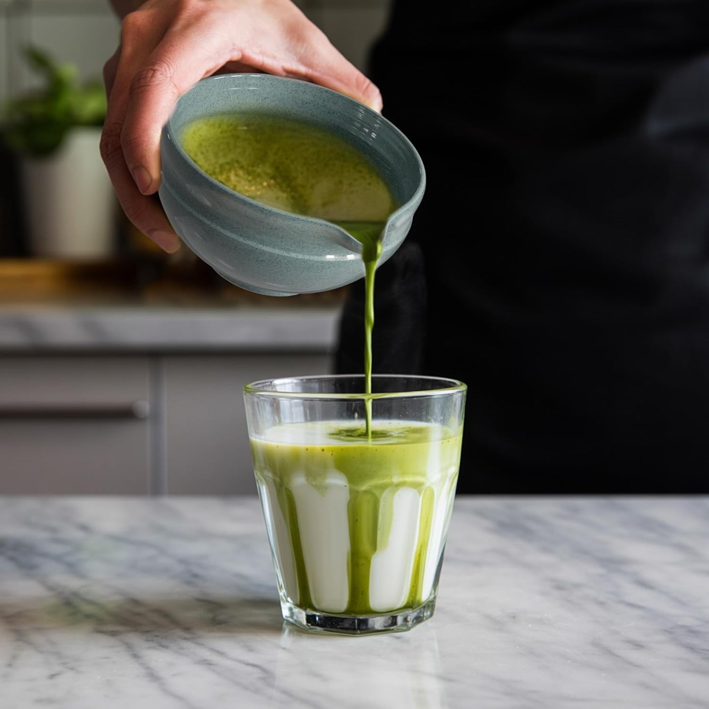 Matcha Whisk Set, Perfect Matcha Kit for Matcha Lovers Includes Ceramic Bowl, Bamboo Whisk, Holder, Scoop, Sifter & Cloth - 7 Pcs Matcha Kit