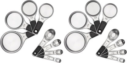 OXO Good Grips 4 Piece Stainless Steel Measuring Spoons with Magnetic Snaps