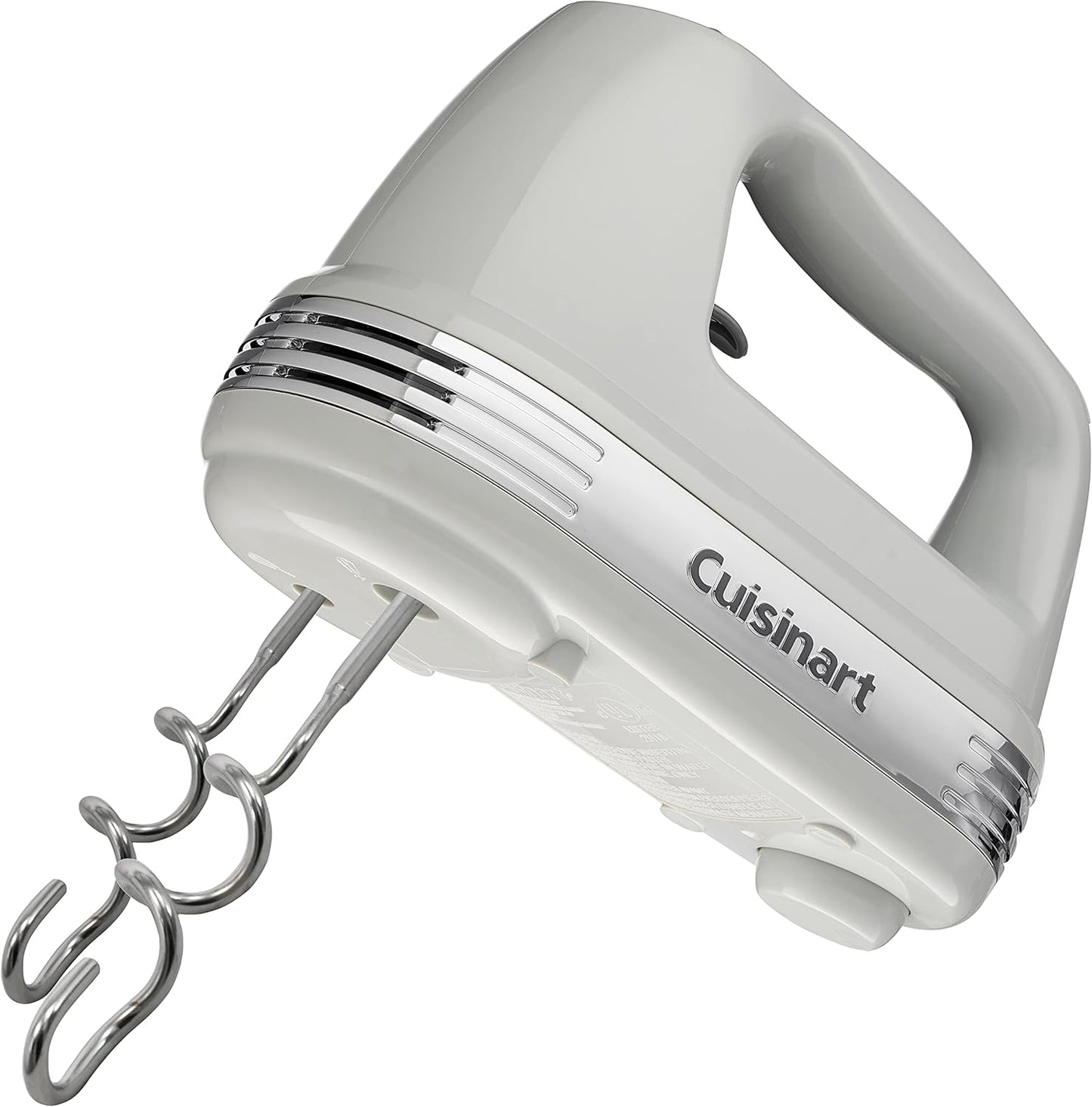 Cuisinart Power Advantage Plus 9-Speed Hand Mixer, 220W Motor, Electric Mixer with Dishwasher-Safe Beaters, Storage Case, HM-90BCS, Brushed Chrome