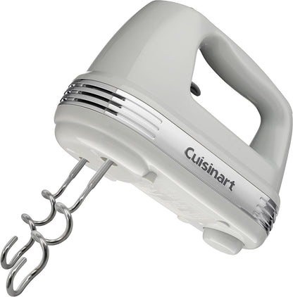 Cuisinart Power Advantage Plus 9-Speed Hand Mixer, 220W Motor, Electric Mixer with Dishwasher-Safe Beaters, Storage Case, HM-90BCS, Brushed Chrome
