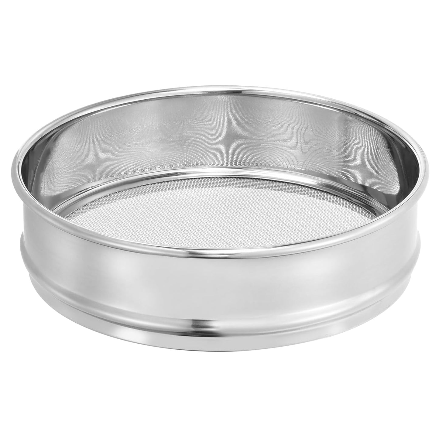 PATIKIL 10 Mesh Lab Sieve, 8" Diameter Test Sieve 304 Stainless Steel Wire Cloth (2mm) for Industrial Laboratory