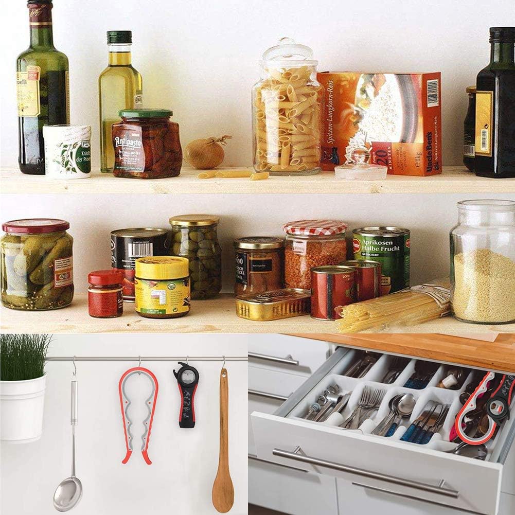 Easy-Twist Jar Opener: Maxracy Effortless Lid Opening for Weak Hands & Arthritis | Versatile Bottle Opener | Jar Openers & Bottle Openers