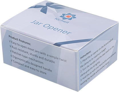 Kichwit Jar Opener for Weak Hands, Jar Bottle Opener for Seniors with Arthritis