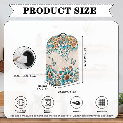 Coffee Pastry Blender Dust Cover with Drawstring Field Stand Mixer or Coffee Maker Cover Anti Fingerprint Polyester Appliance for Home Kitchen Decor