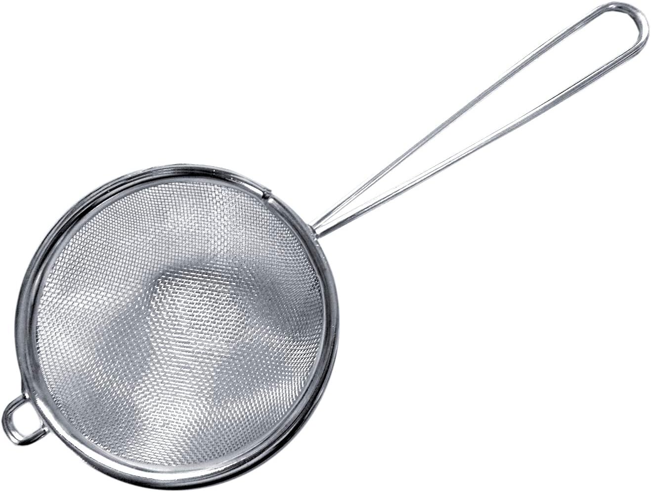Cuisinox Fine Mesh Strainer, Stainless Steel with Handle, 3" x 8"