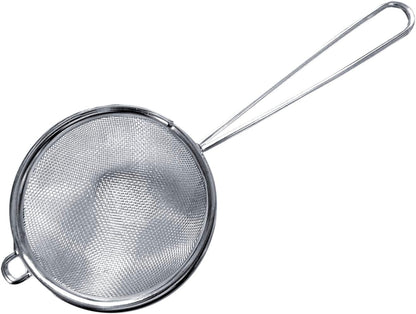Cuisinox Fine Mesh Strainer, Stainless Steel with Handle, 3" x 8"