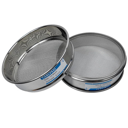 50 Mesh Lab Sieves 8" Diameter 304 Stainless Steel Wire Cloth Test Sieve for Industrial Laboratory Home