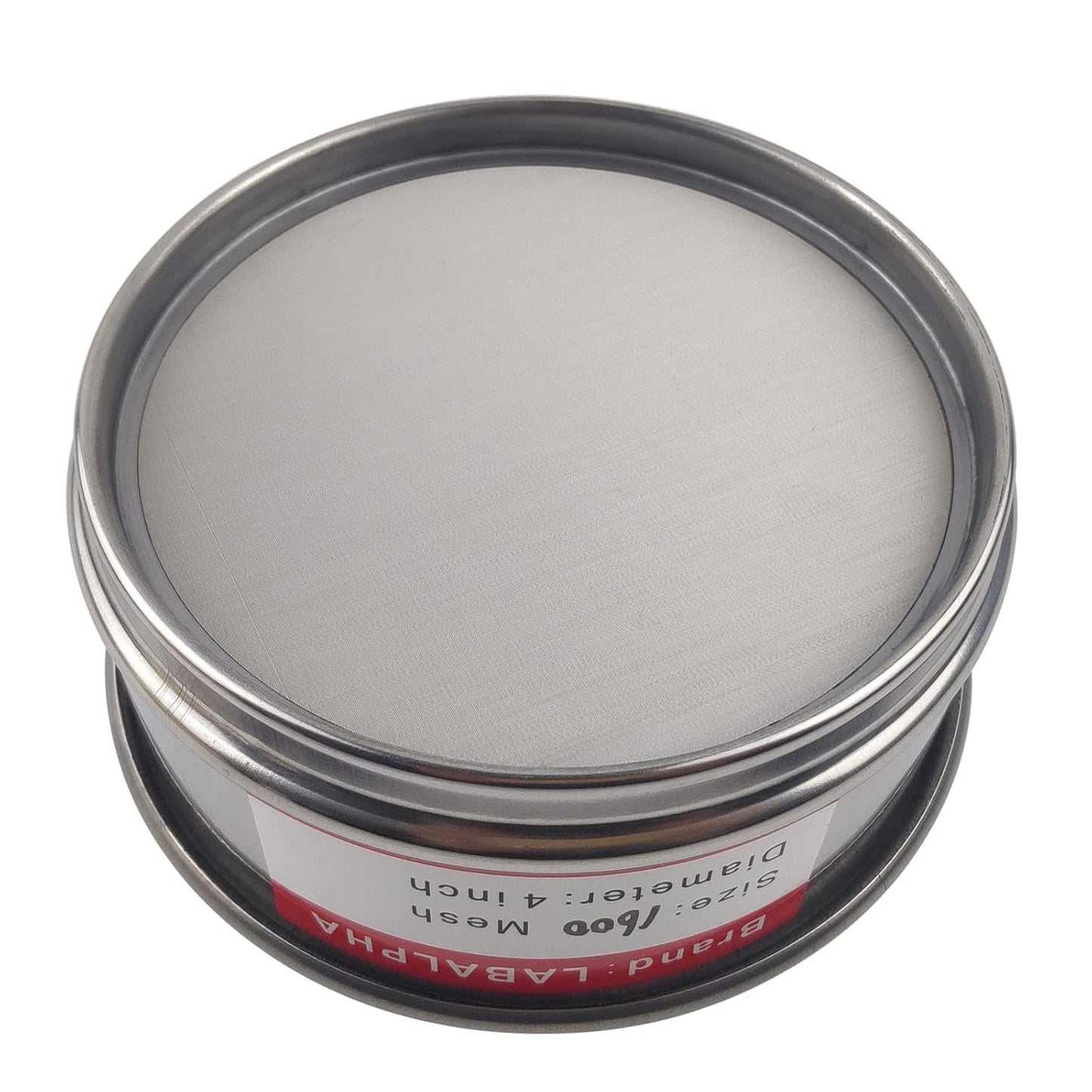 LABALPHA 70 Mesh Lab Sieves, Test Sieve #70 Mesh, 4'' Diameter, 304 Stainless Steel Wire Cloth (0.22mm)