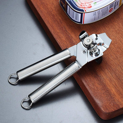 Berglander Can Opener, Stainless Steel Rainbow Handle, Titainium Colorful Plating Handle Hand Held, Smooth Edge Manual Can Opener, Heavy Duty (Rainbow)