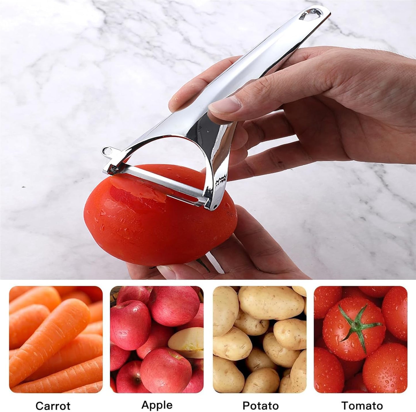 Vegetable Peeler Sharp Stainless Steel Blades for Veggie Potato Sugarcane Pumpkin Papaya Peeling Tool